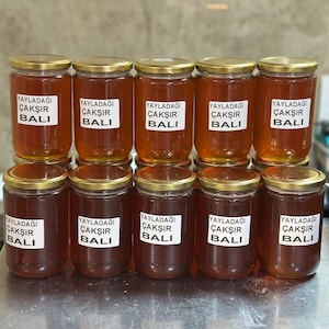 Bio-Honig, Großmutter Geschenk, gesunde Ernährung, Geschenk für Honigliebhaber, ungefilterter roher Honig, türkische Süßigkeiten und Leckerei