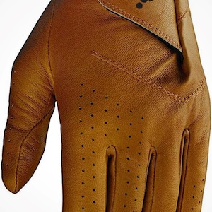 Cabretta Leder Herren-Golfhandschuh, weiches Premium-Leder für komfortables Spiel - perfektes Geschenk für Golfbegeisterte