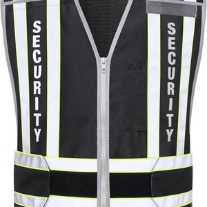 Hi Viz Tactical Vest Enforcement CCTV Tac Security HIGH QUALITY Vest