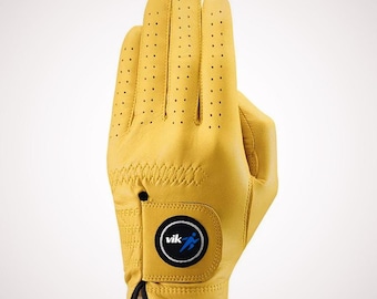 Personalized Cabretta Leather Golf Glove: Breathable, Non-Slip Grip