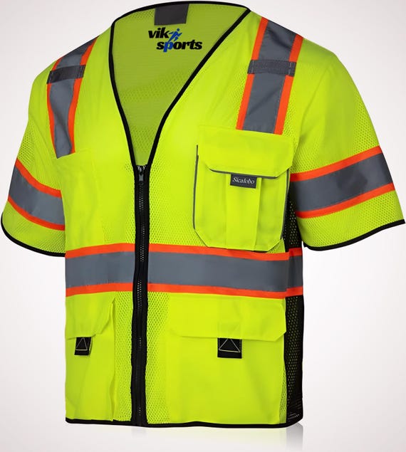 Gilet haute visibilité imprimé personnalisé vêtements de travail