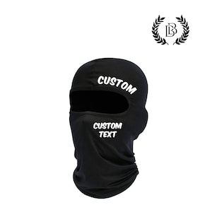 Gepersonaliseerd skimasker: bivakmuts met aangepaste tekst