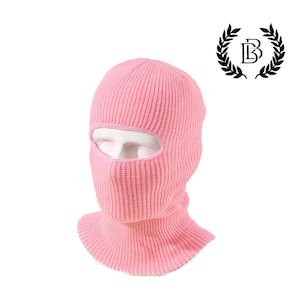 Full face balaclava, Knitted balaclava, balaclava ski mask, personalized ski mask
