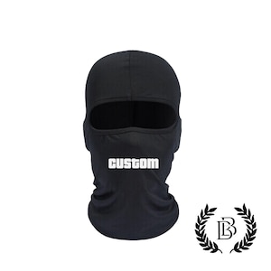 Personalized balaclava, Custom ski mask, Full face mask, balaclava
