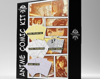 Kit de inicio de novela gráfica: kit de cómics de anime