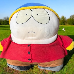 Vintage 1998 South Park Cartman Plush – 20” Comedy Central Collectible, Cartoons, Stuffed, Birthday gift, Gift for him.