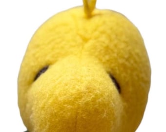 Peluche vintage de Woodstock, artículo de colección de Peanuts de los años 80, pájaro amarillo Snoopy, 15 cm