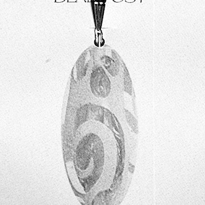 May include: A silver and gold-filled bead post earring with a swirl design. The earring is labeled "Quick Switch Beadpost" and "Sterling Silver/Gold-filled TM".