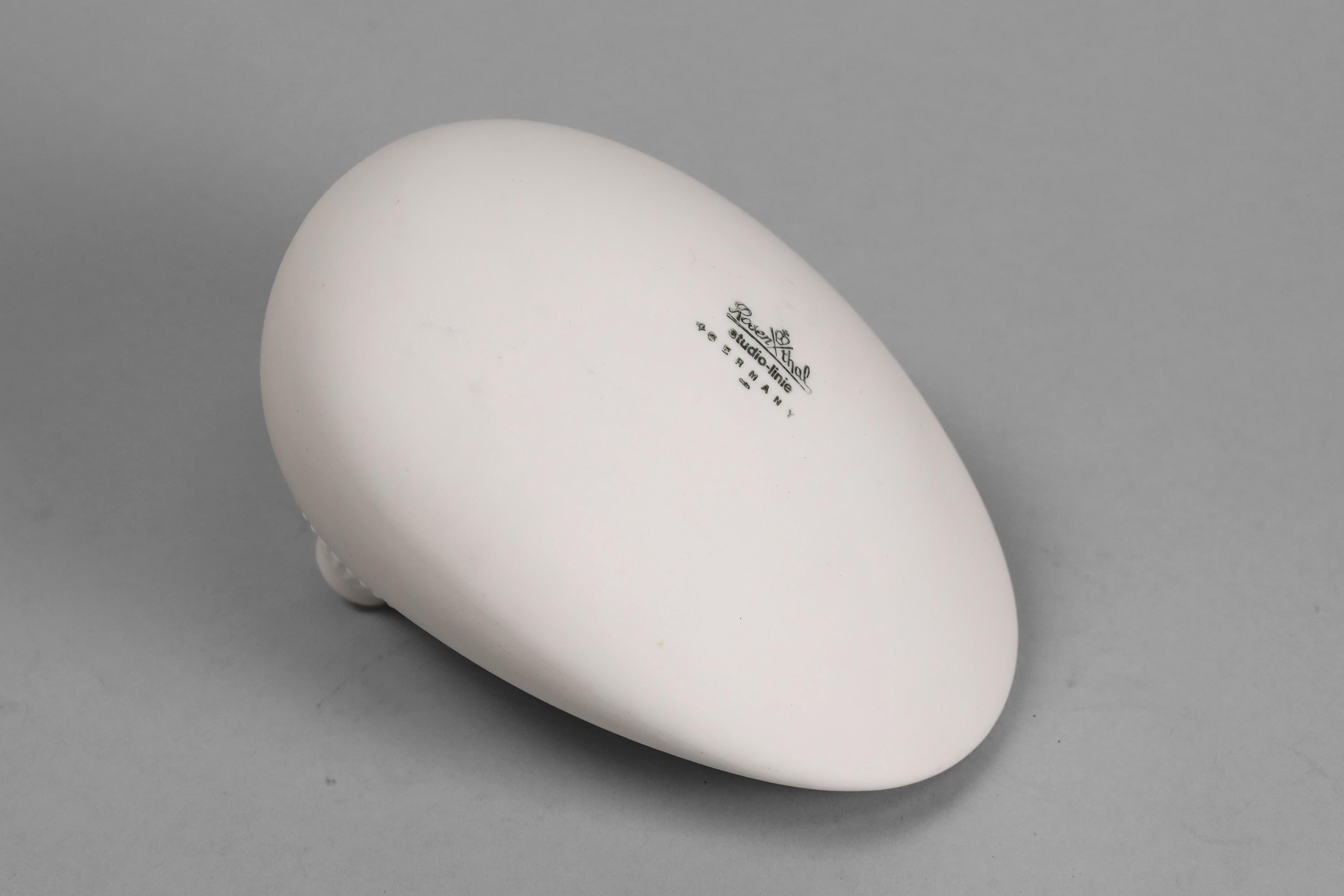 Vintage Rosenthal Pollo Vase: Tapio Wirkkala White Bisque