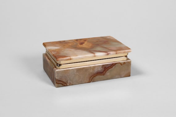 ヴィンテージイタリアンオニキスの小物入れ：ミッドセンチュリー