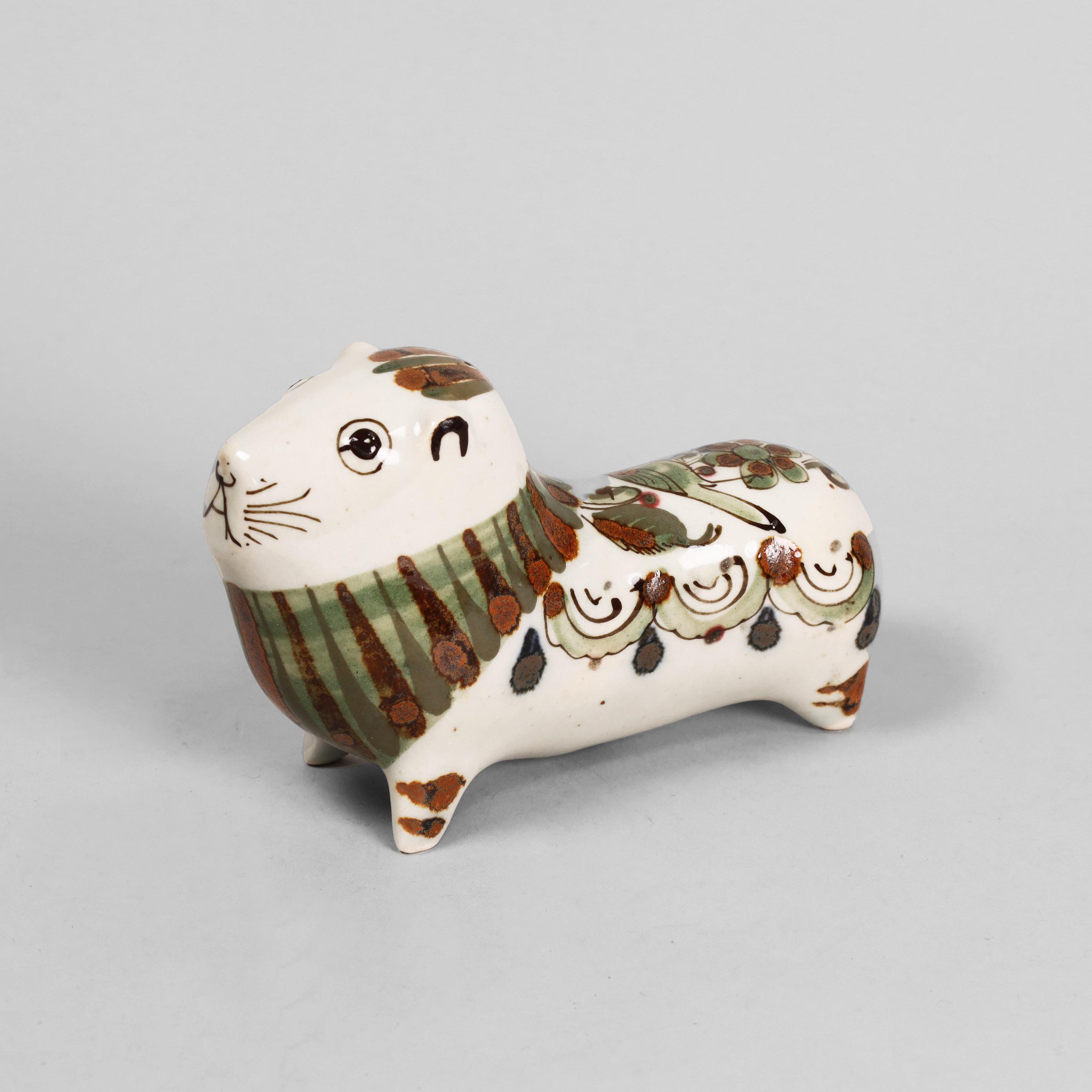 EL PALOMAR トナラ焼 羊像 / Tonala Folk Art Tonala Ceramic Folk Art Capybara El Palomar Ken Edwards | Vintage