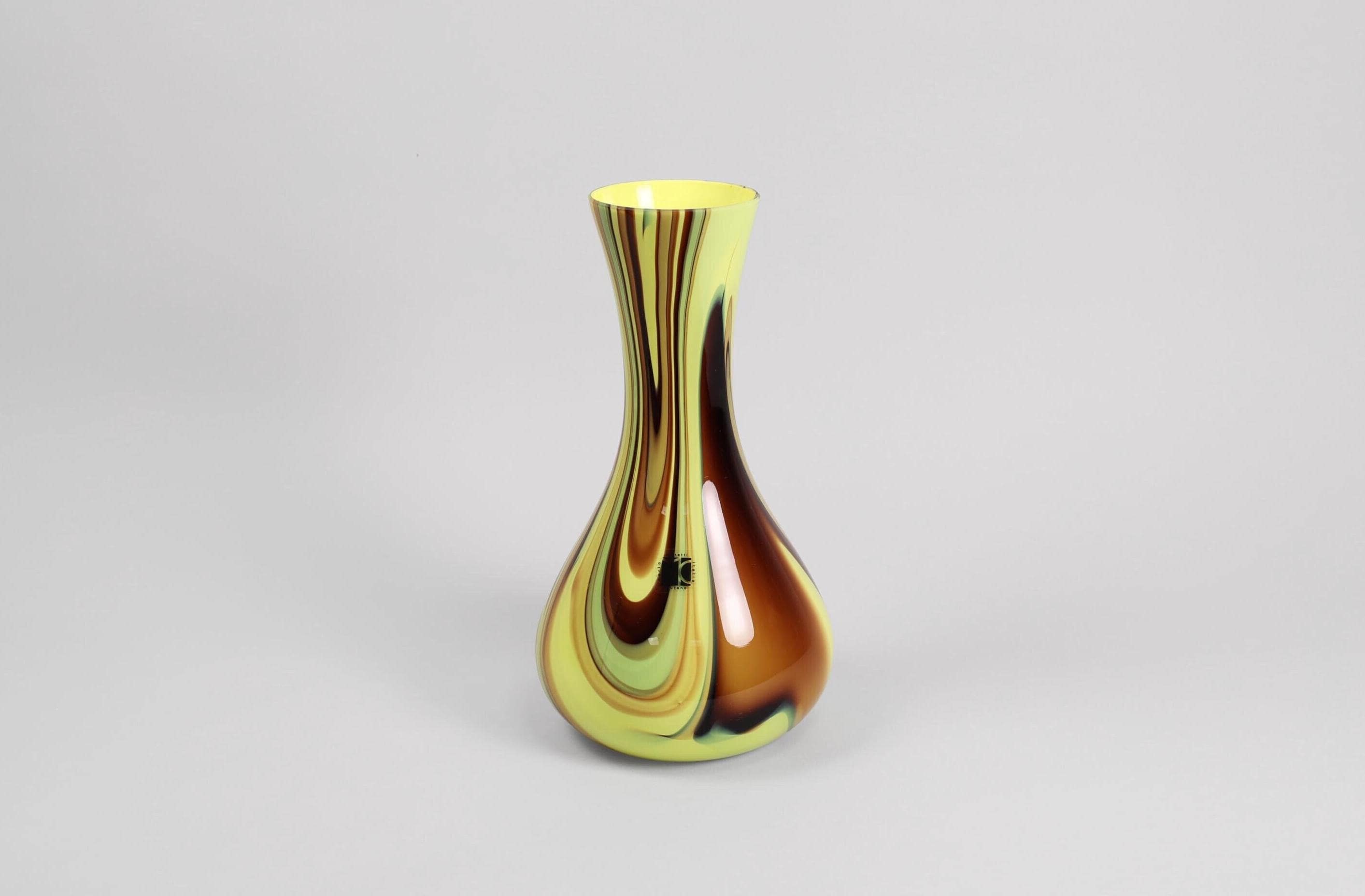 MURANO NASON MORETTI イエロー ライン オレンジ グラス ベネチアングラス ムラノ イタリア ワイングラス NASON&MORETTI