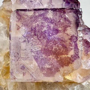 350 Gram Extraordinary Natural Purple Cubic Spray Fluorite Specimen - Pakistan