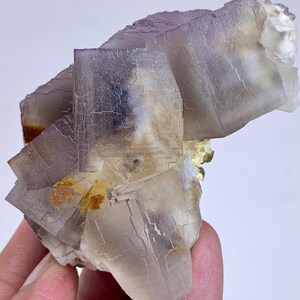 212 Gram Extraordinary Natural Perfect Cubic Purple Fluorite Specimen - Pakistan