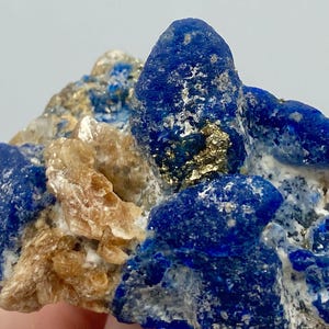 Afghanite Crystal On Matrix With Pyrite Specimen - 112 Gram Gorgeous Natural Rare Fluorescent from Afghanistan, Collectible Gemstone