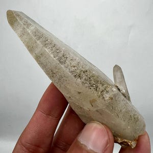 Natural Rare Lesser Quartz with Actinolite Mineral Specimen 81g - Unique Pakistan Crystal Collector&#39;s Gem