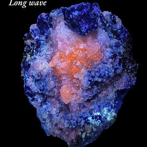 187 Gram Gorgeous Natural Rare Royal Blue Fluorescent Lazurite With Pyrite Specimen - Afghanistan