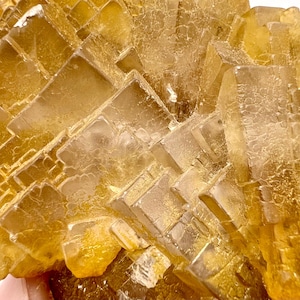 67 Gram Gorgeous Extremely Rare Cubic Iridescent Fluorite Specimen - Pakistan