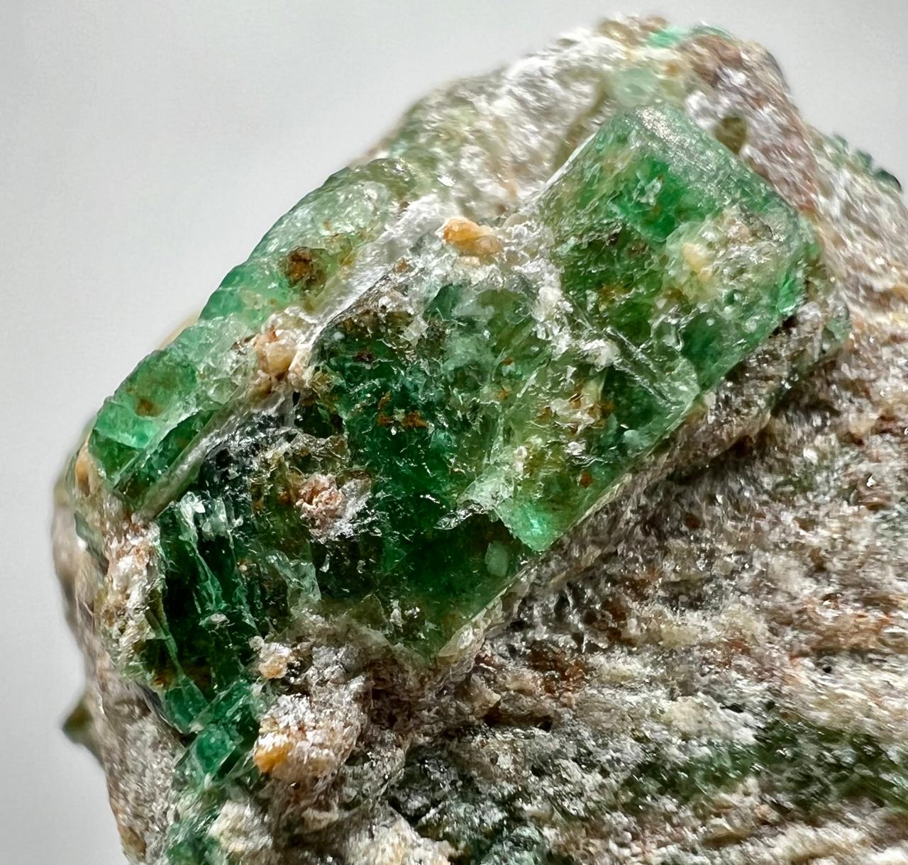16 Gram Beautiful Natural Rare Emerald Crystal on Matrix Specimen 