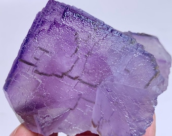 Purple Fluorite Crystal: Rare Mineral Specimen, Healing Stone