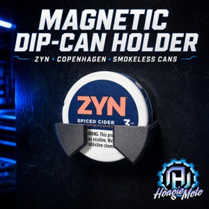 Magnetic Dip Can Holder for Zyn, Copenhagen & Smokeless Tobacco