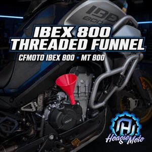 CFMoto Ibex 800 (MT) Threaded Funnel for Spill-Free Motorcycle Oil Change