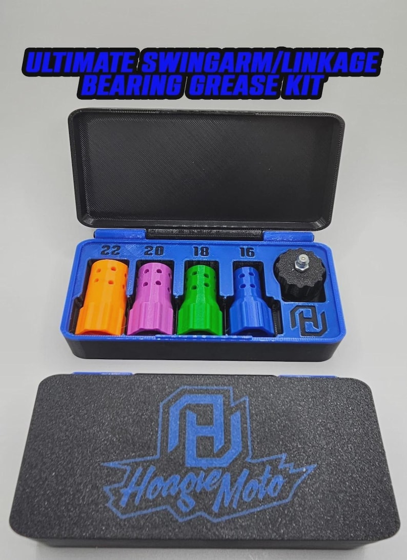 ORIGINAL Swingarm Linkage Bearing Grease Tool Kit 16 18 20 22 image 1