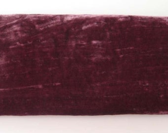 Mauve Pink Silk Velvet Eye Pillow