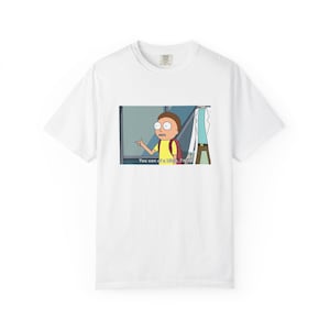 Funny Rick and Morty T-Shirt, Unisex Graphic Tee, Casual Wear, Gift for Geeky Friends, Humor Gift, Weekend Wear