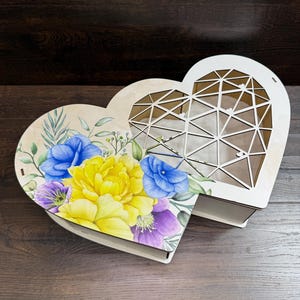 Anniversary gift box, Wedding gift packaging, Valentine’s Day gift box, Wooden gift box, Handmade gift box, Love gift box, Luxury gift box