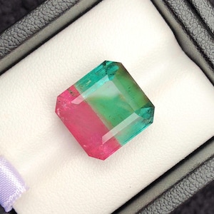 20.3 Cts Stunning Natural Watermelon Tourmaline Loose Gemstone Faceted Bicolor Tourmaline Natural Bi Color Watermelon Tourmaline For Jewelry