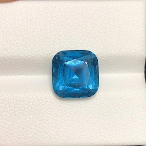 5.37 Ct Natural Indigo Blue Tourmaline Loose Gemstone Faceted Blue Color Tourmaline Natural Indigo Blue Tourmaline For Jewelry