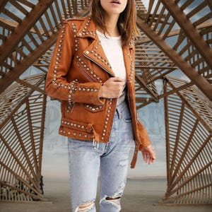 Vintage Beaded Suede Leather Jacket: Handmade Western Fringe