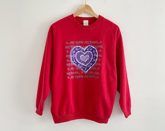 90s Red Heart Sweater
