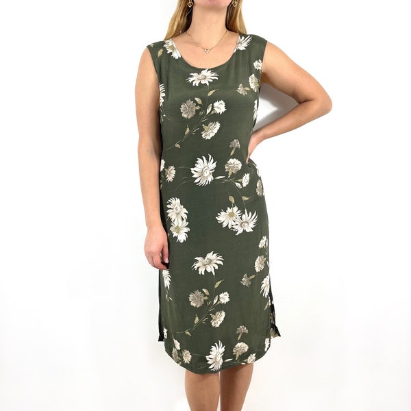 Daisy Print Dress Etsy UK