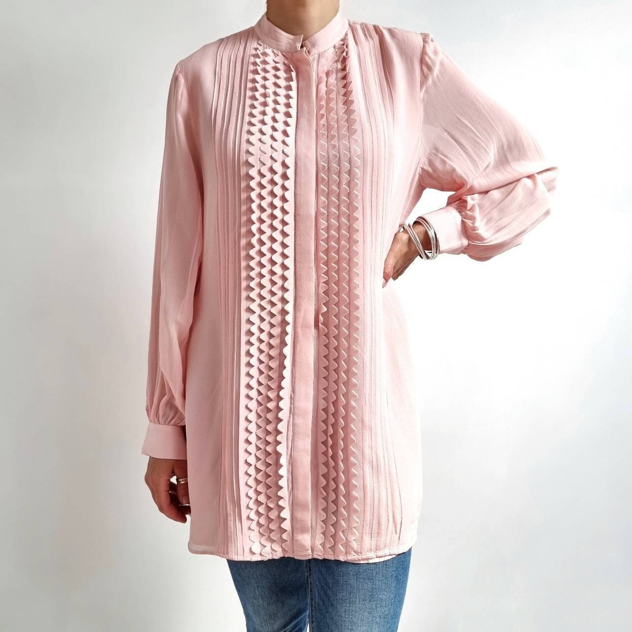 Buy Pale Pink Blouse Online In India India