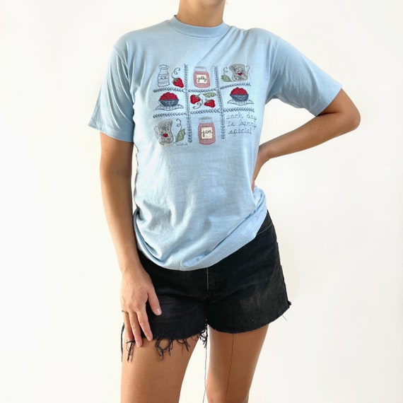 Lichtblauw shirtje dames sale