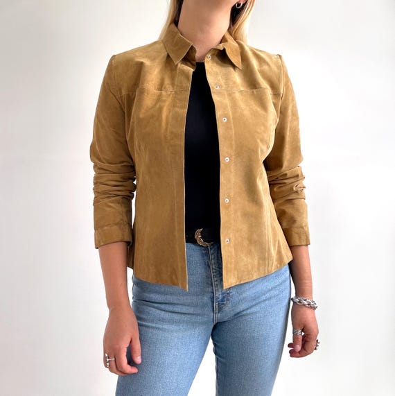 Veste femme en daim new arrivals