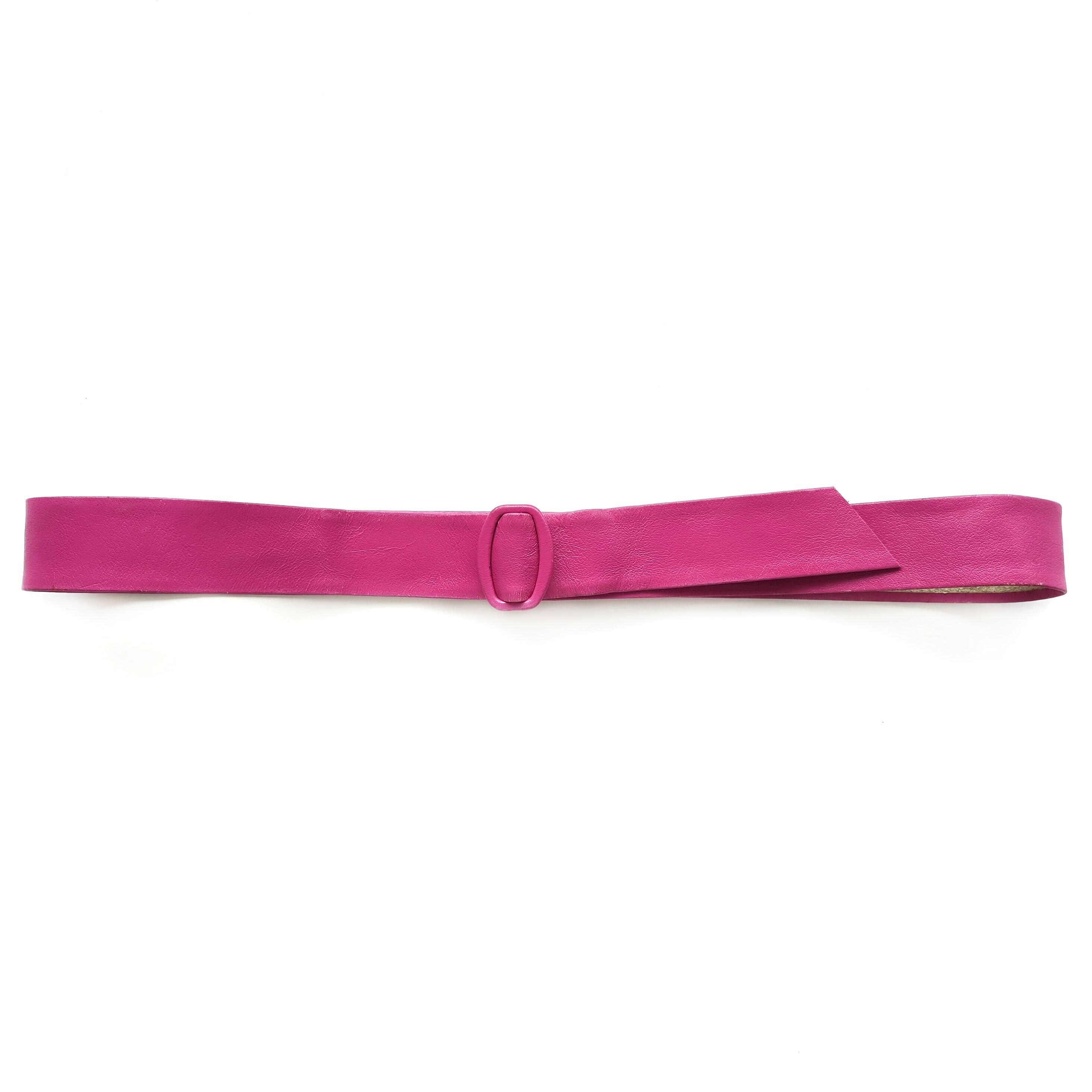 Genuine Leather Belt M in Fuchsia Pink il_fullxfull.4933772970_k3jo.jpg main image 4
