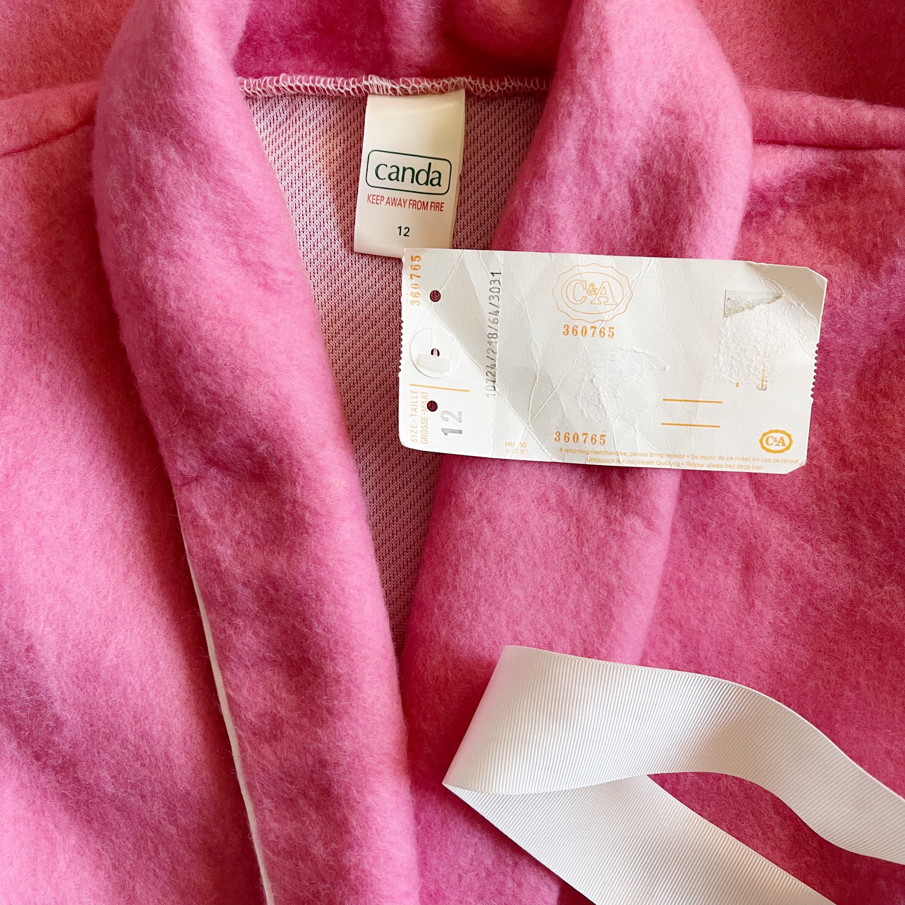 Vulkaan terras Gedragen NEW Vintage Pink House Coat // Fluffy Long Winter Robe // - Etsy