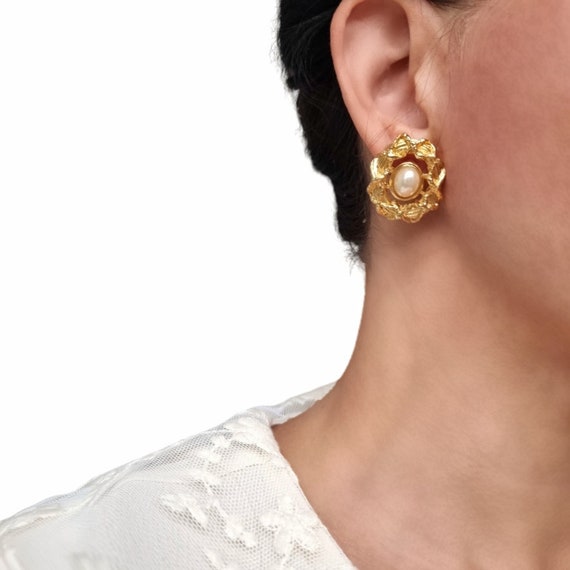 【VINTAGE HOLLYWOOD】VH Pearl Earrings★ピアス★送料・関税込 VINTAGE HOLLYWOOD】VH Pearl Earrings☆ピアス☆送料・関税込