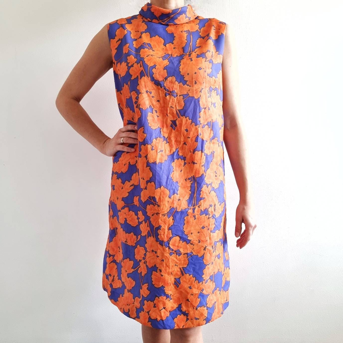 Final Sale Teal & Orange Fruit Ruffle Maxi Dress by Blue Platypus – Modern  Millie