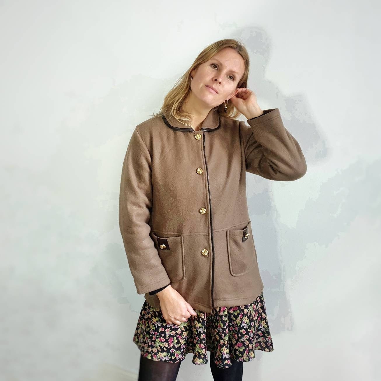 Ladies fleece deals blazer