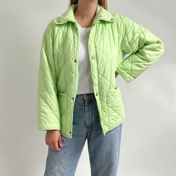 Beskrivende motor Passiv Vintage FILA Magic Line Padded Lime Green Jacket // Bright - Etsy