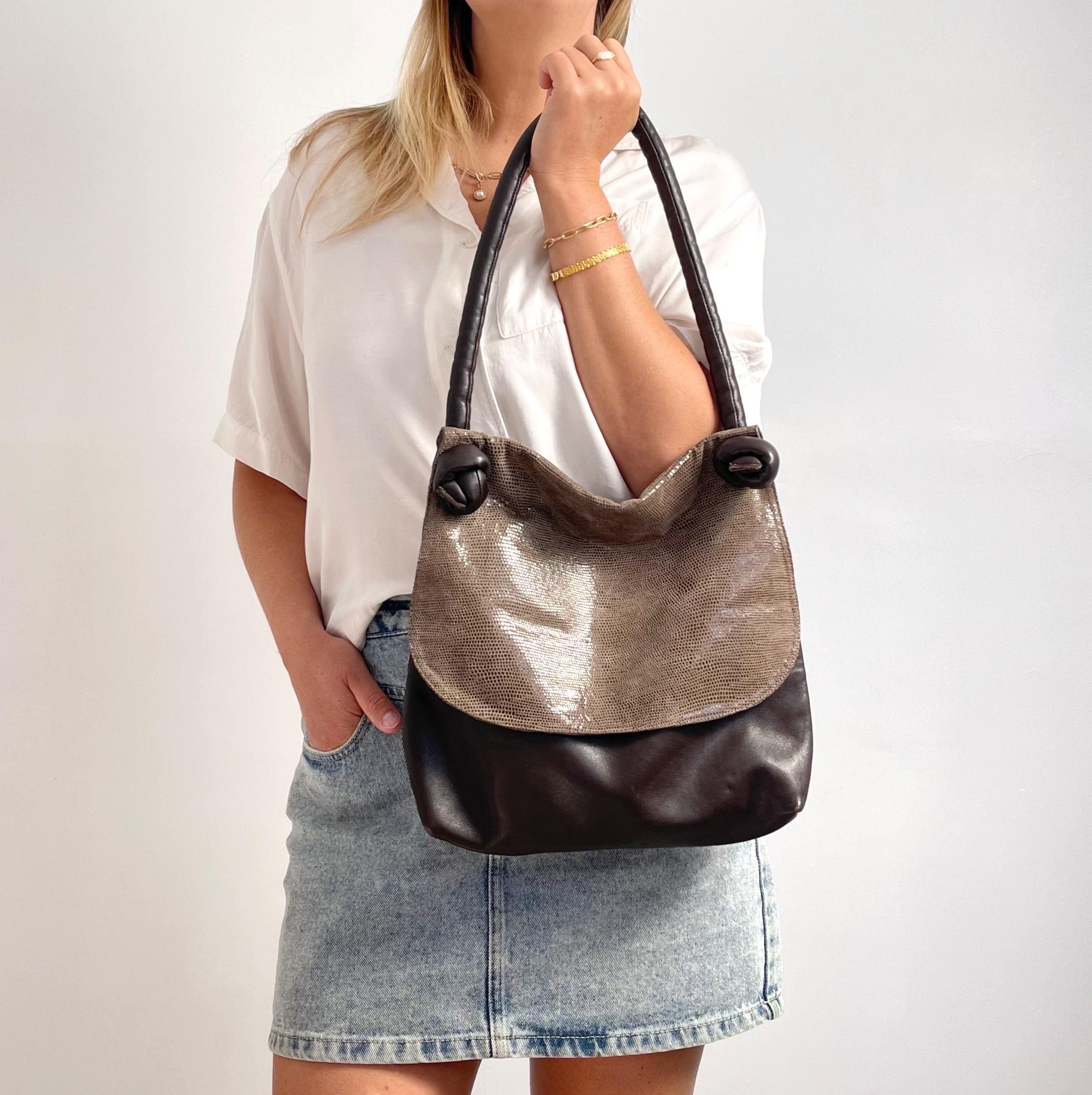Liza Ganz brown leather backpack Liza Ganz Leather Shoulder Bag | eBay main image 3