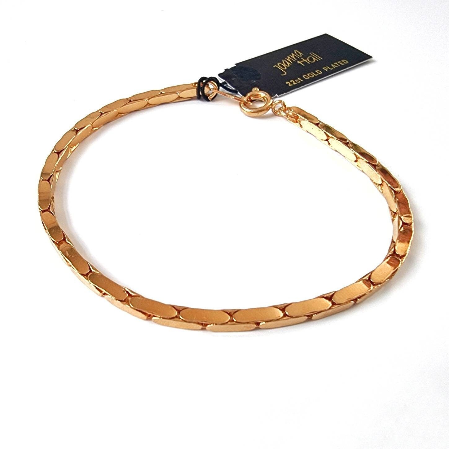 Alex Monroe 22ct Gold-Plated Forget Me Not Bracelet | Liberty