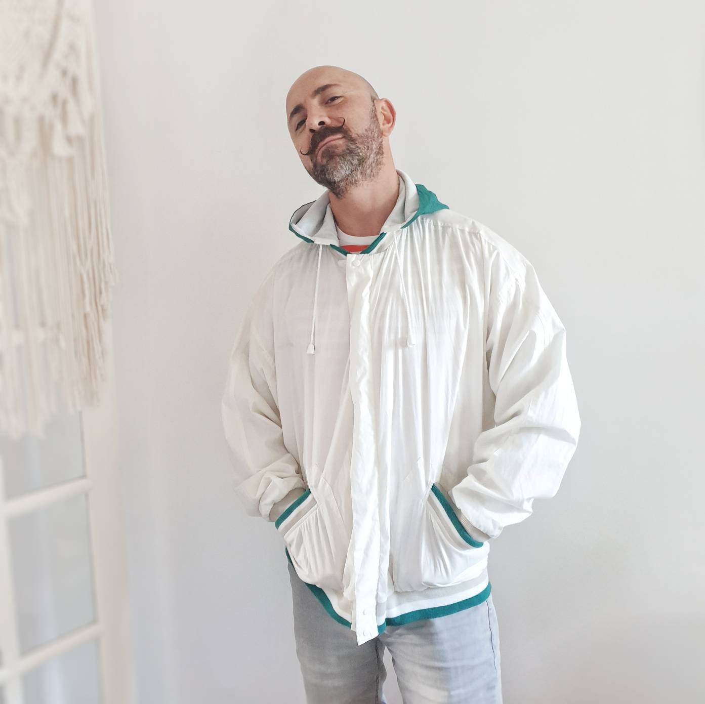 Image of Vintage Sports Jacket in White