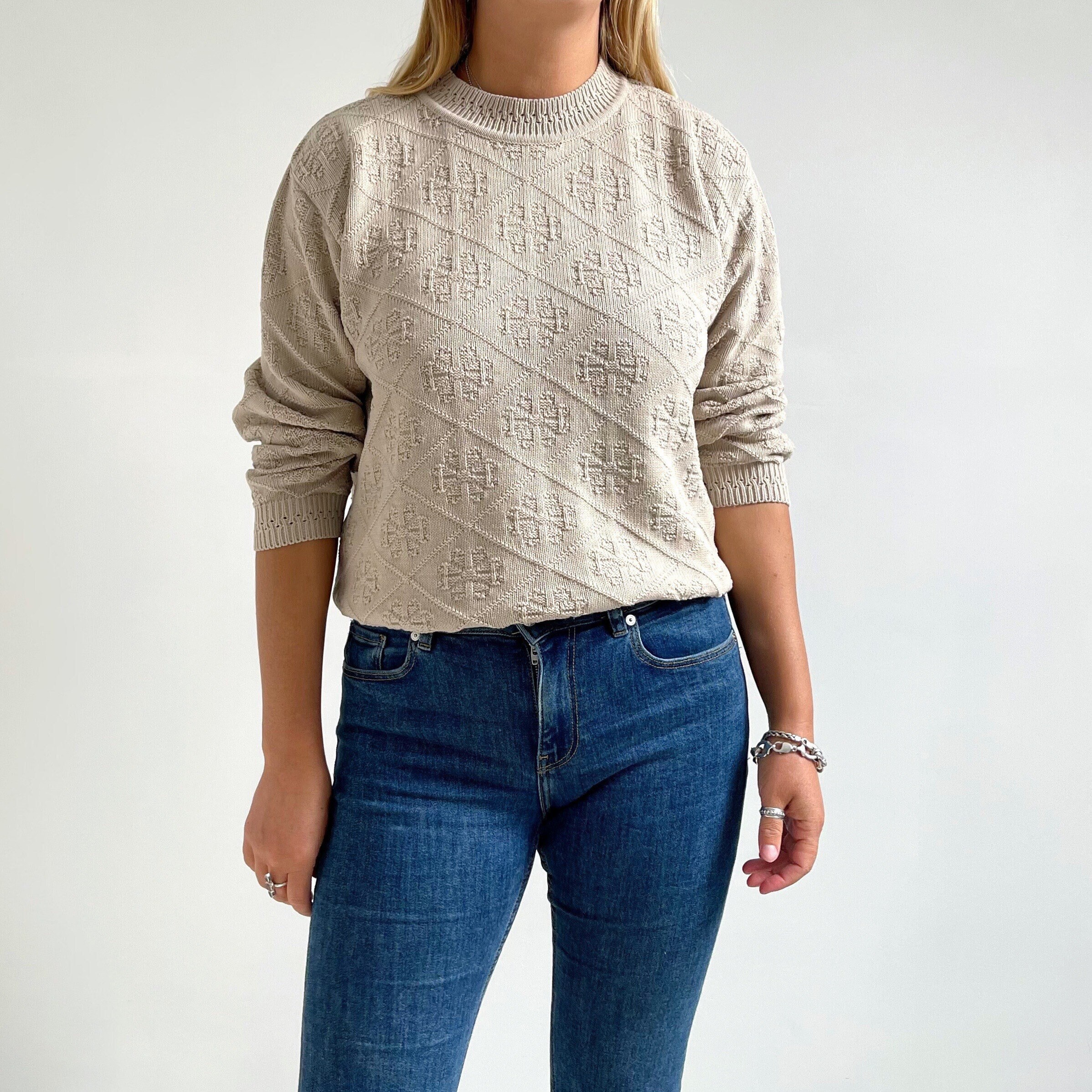Beige jumpers ladies hotsell