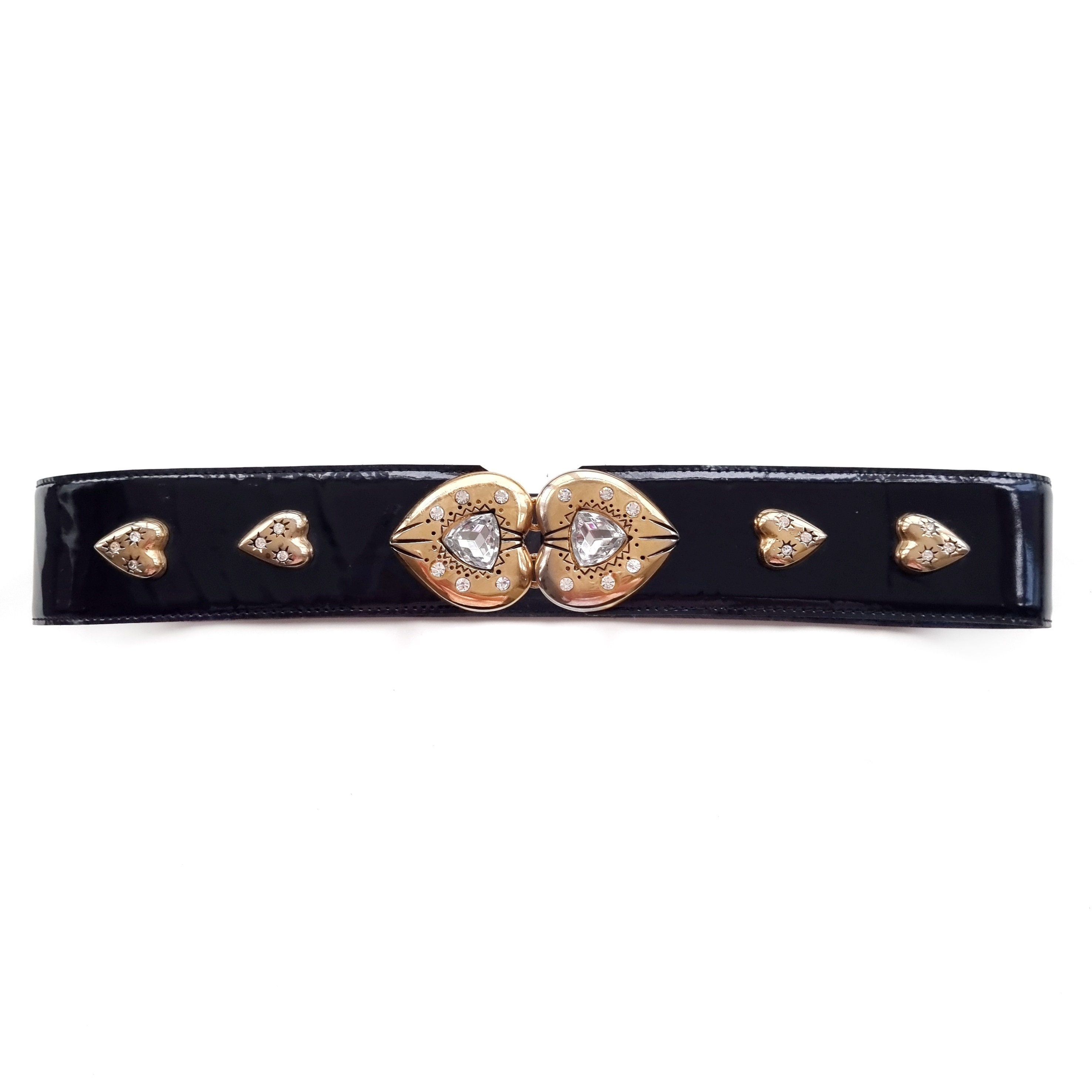 Heart Studded Belt - Etsy Canada