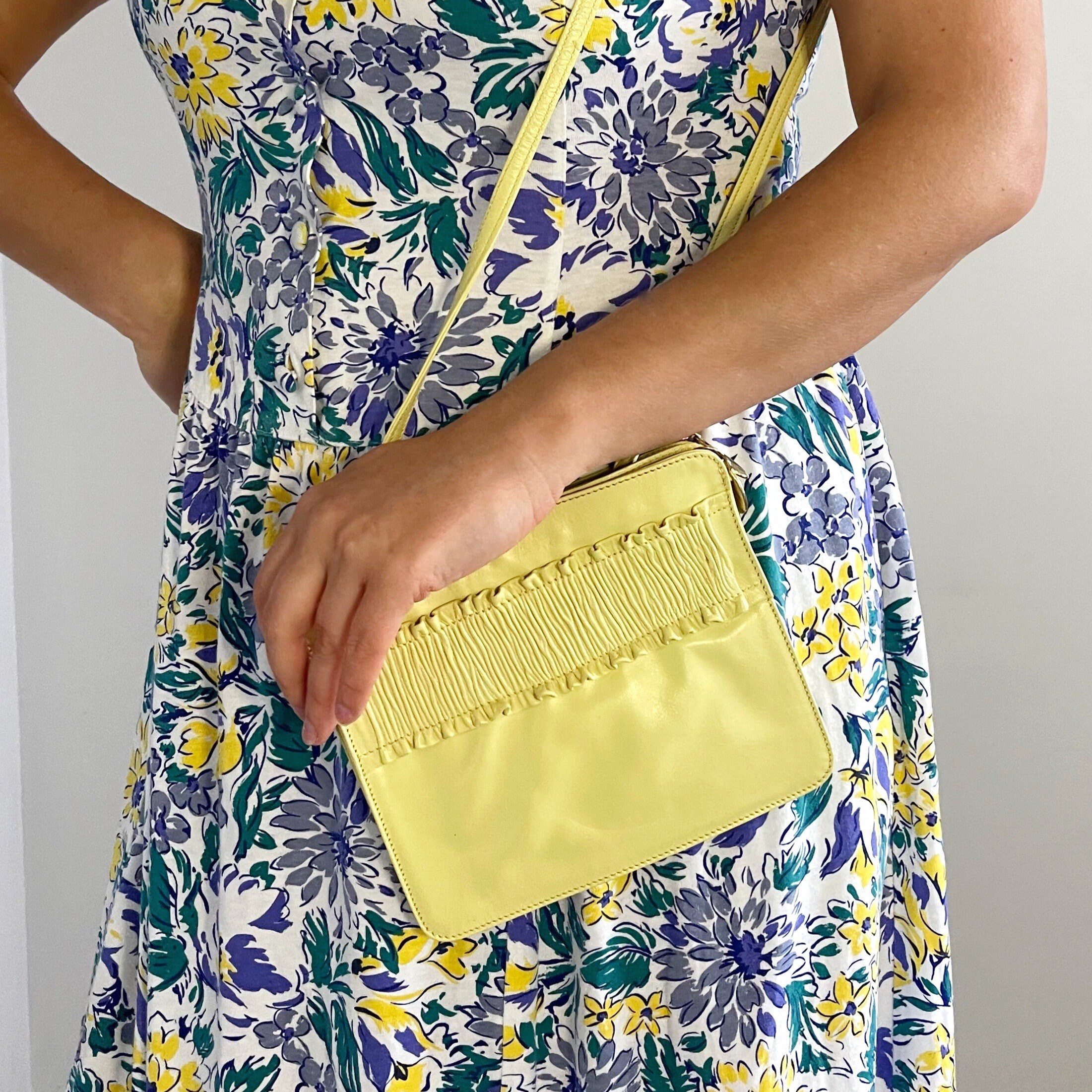 Lemon Yellow Handbag Etsy Canada